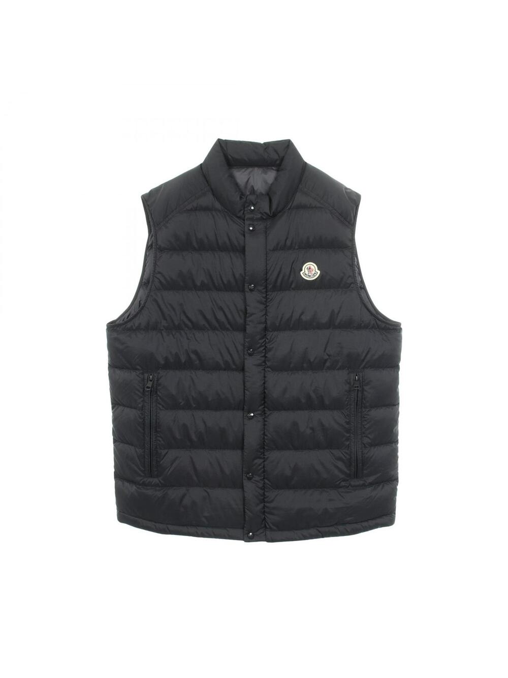 Moncler Barthe Down Vest Nylon Navy #340290M10B